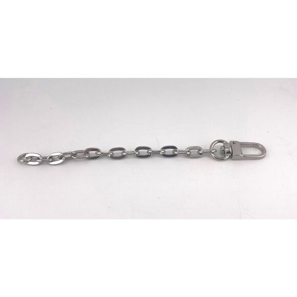 New Silver Tone 6 Inch Chain Purse Strap Extender With Swivel Lobster Clasp - Picture 4 of 8